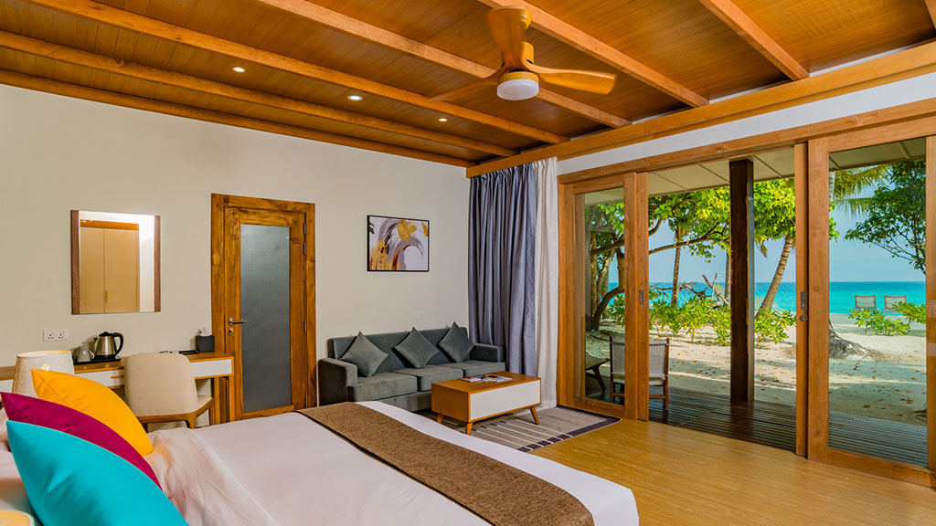 Family Villa Bedroom - Fiyavalhu Resort Maldives Family Villa Bedroom - Fiyavalhu Resort Maldives