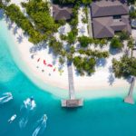 Aerial View - Watersports - Fiyavalhu Resort Maldives